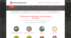 Desktop Screenshot of bornerup.dk